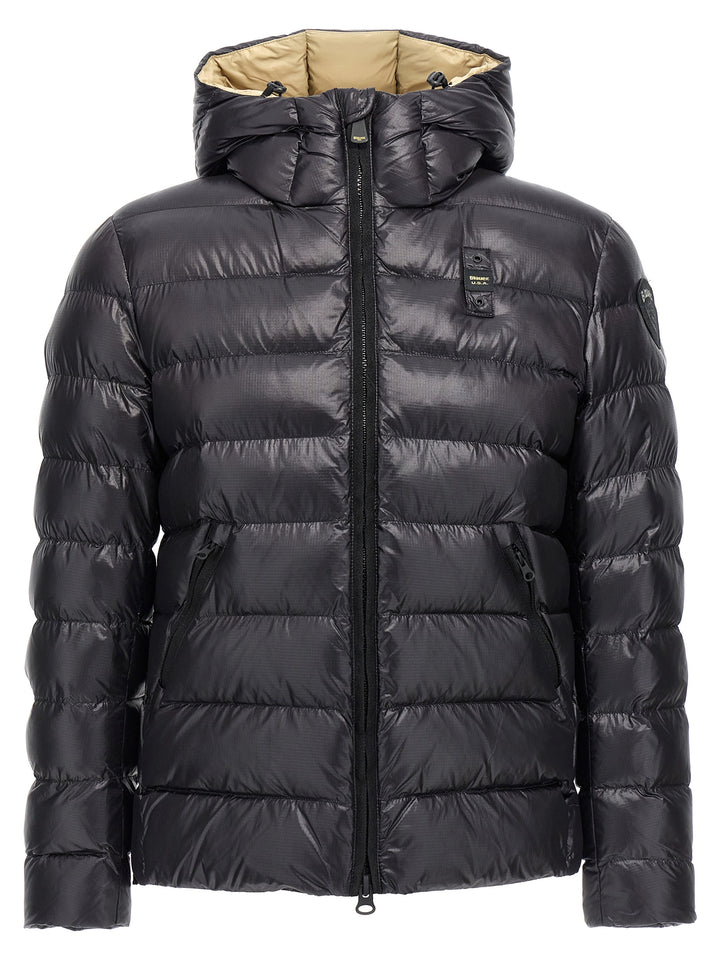 Quilted Down Jacket Casual Jackets, Parka Black