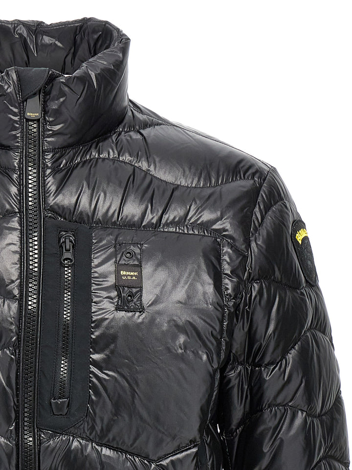 Quilted Down Jacket Casual Jackets, Parka Black