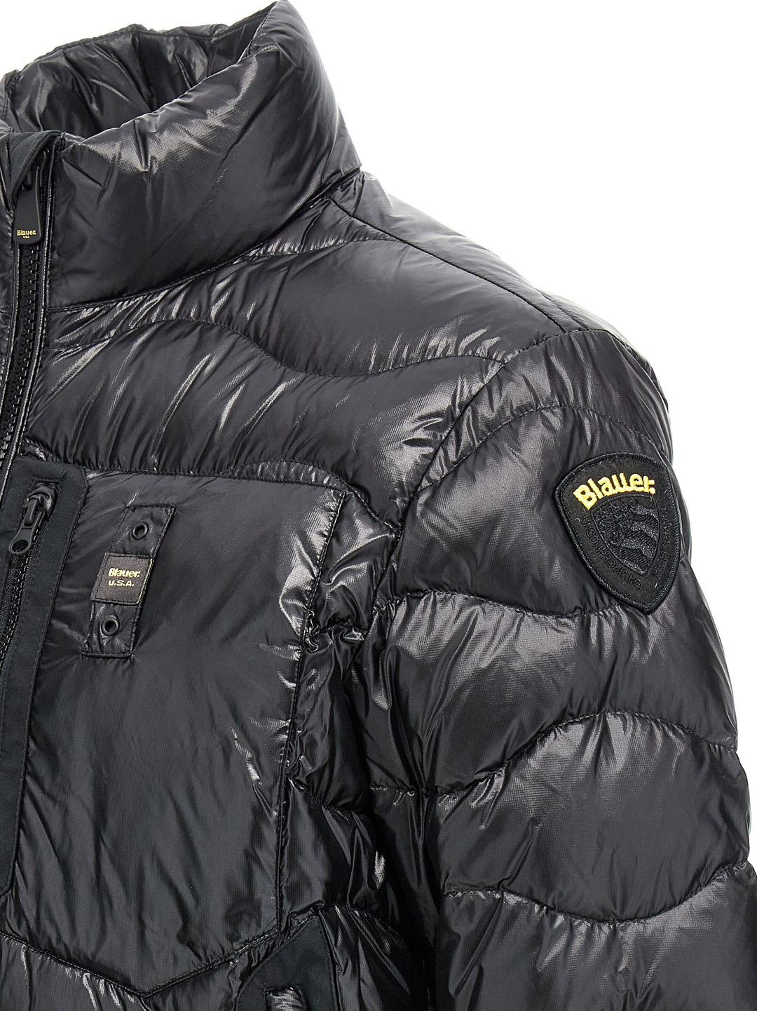 Quilted Down Jacket Casual Jackets, Parka Black