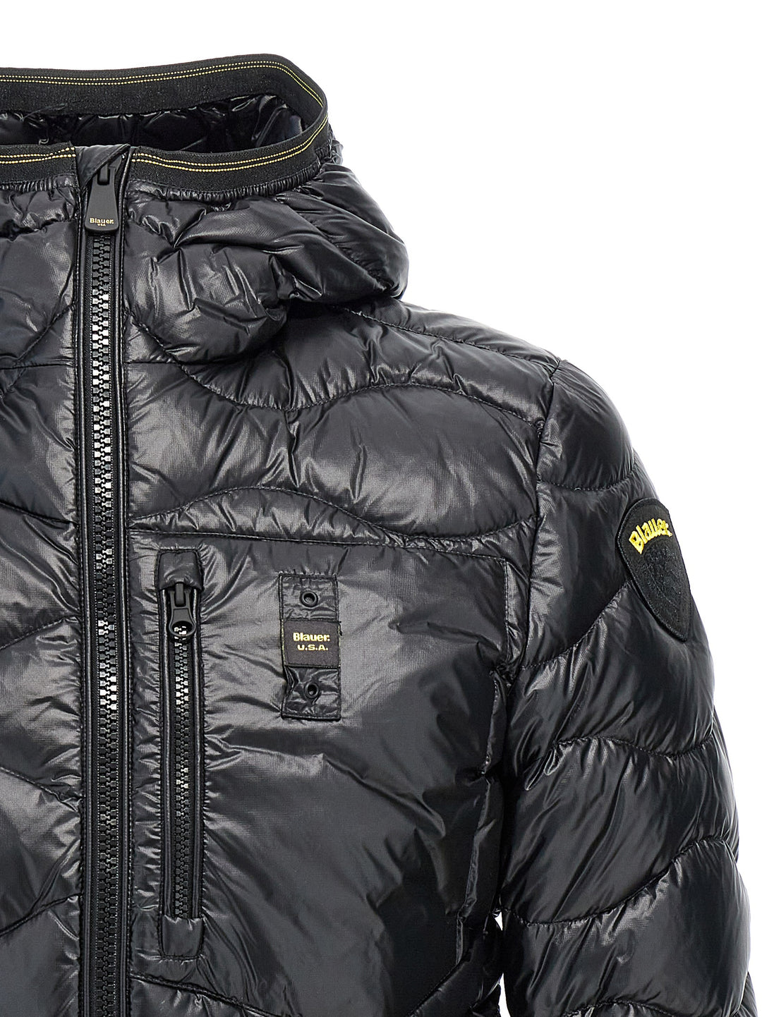 Quilted Down Jacket Casual Jackets, Parka Black