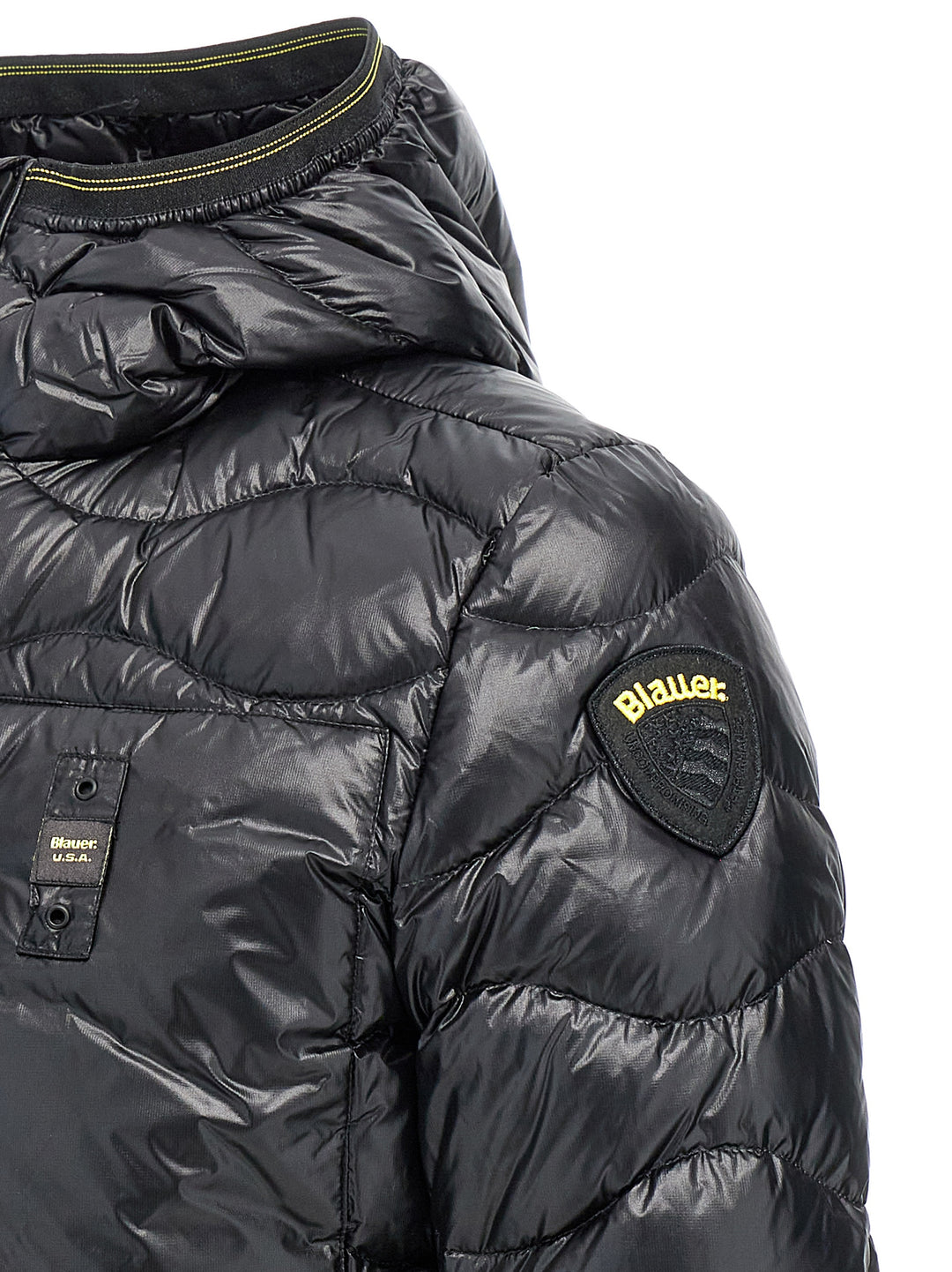 Quilted Down Jacket Casual Jackets, Parka Black