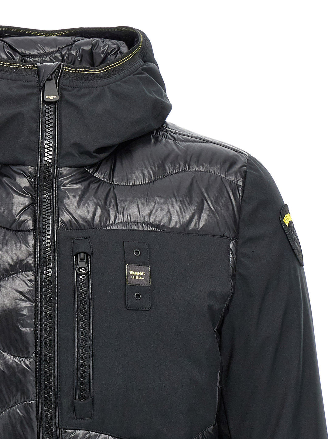 Quilted Down Jacket Casual Jackets, Parka Black