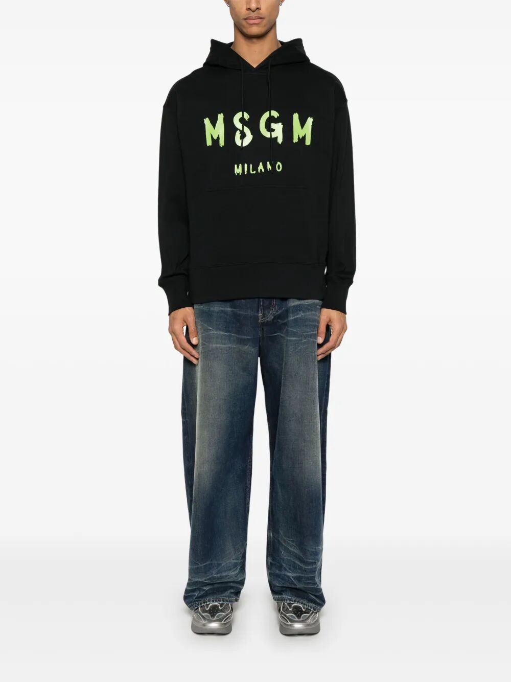 Msgm Hoodies - Black | 41dab9f707b1eea80573cac3fd5fc0324522a065