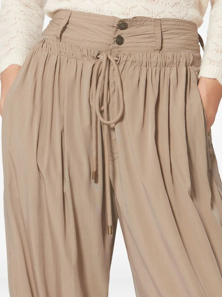 Isabel Marant Wide leg - Nude & Neutrals | 59be1750e3e3f512dd51f2e57264e8e60baf15f8