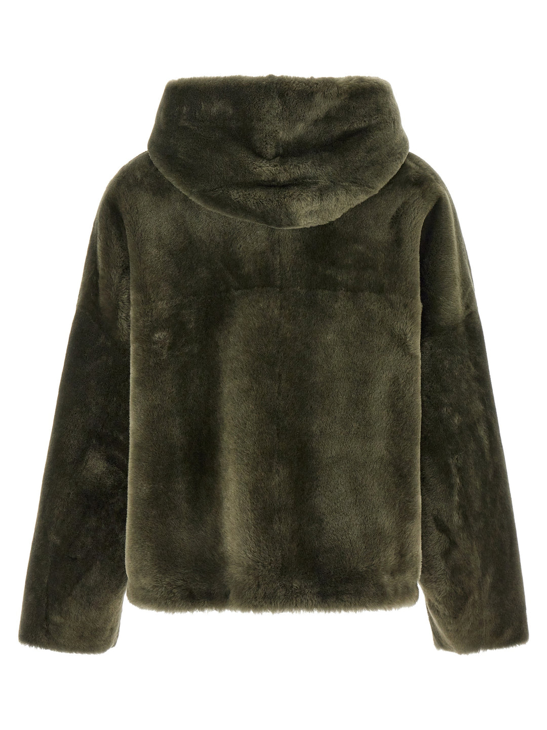 Merino Straight Fur Green