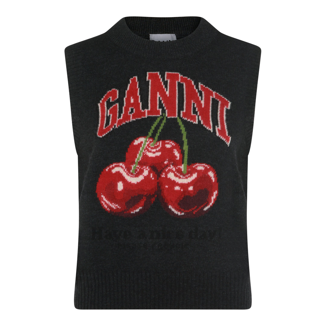 Ganni Sweaters - PHANTOM | 27faafb8fb7e0ab4dfcd4a8d2dee2e9f9d08f370