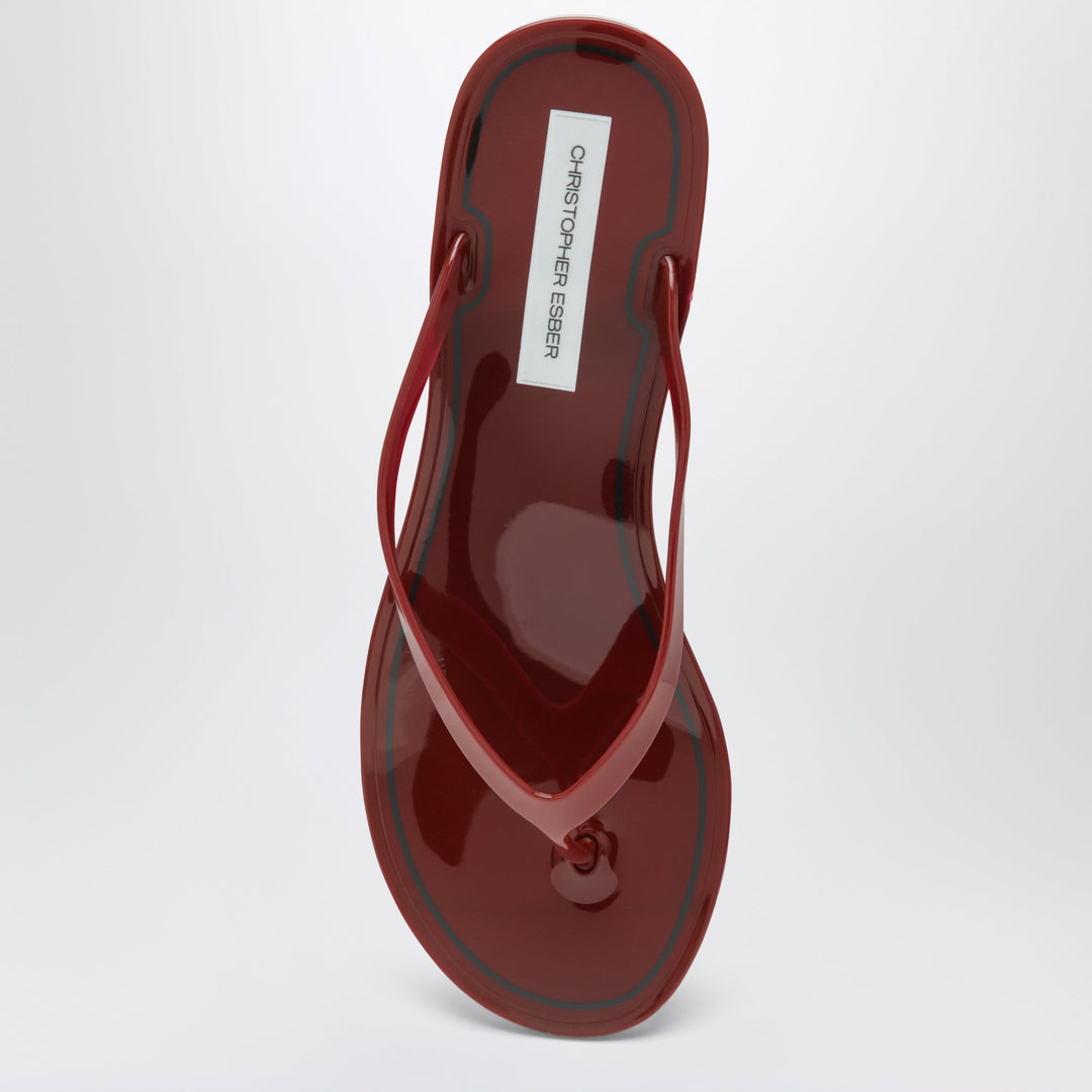 Christopher Esber Amaretto Jo Flip-Flop Sandals