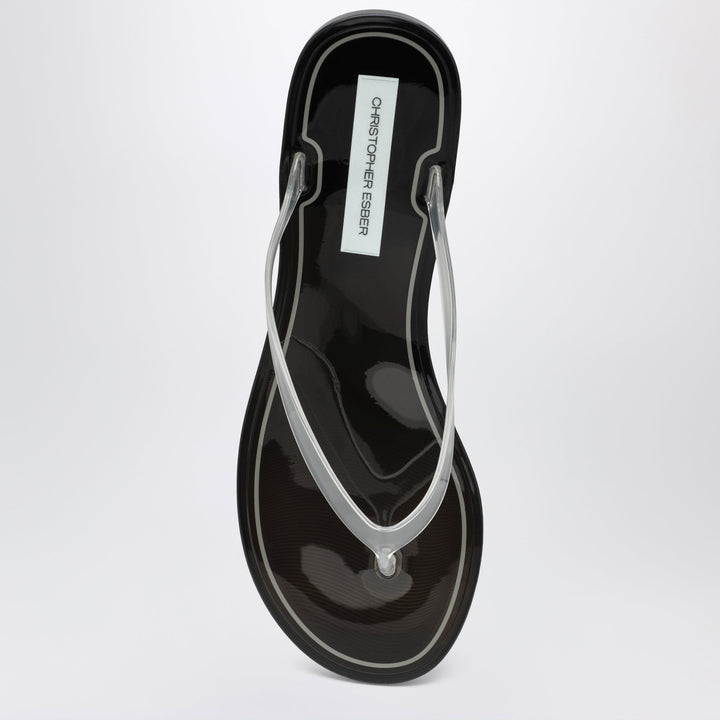 Christopher Esber Jo Thong Sandals, Black