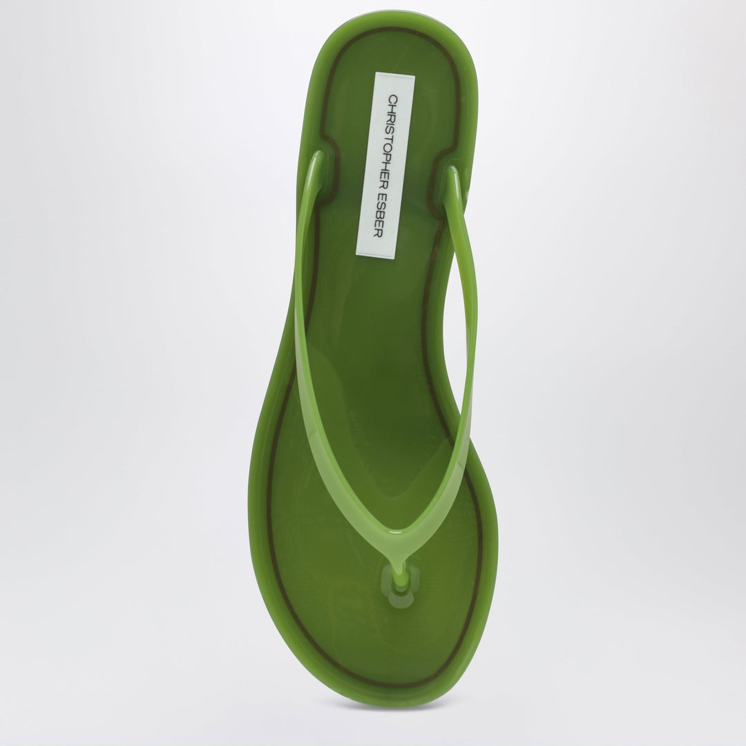 Christopher Esber Shoes - Green | 8e8990b74c381577caf10e96334477ca3e01fbac