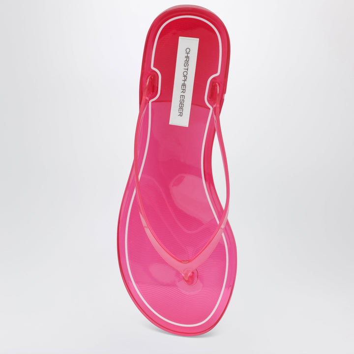 Christopher Esber Jo Thong Sandals, Grenadine