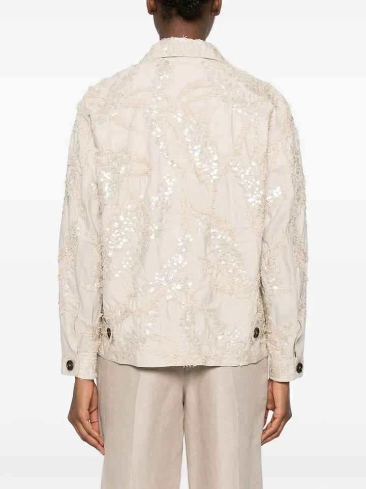 Brunello Cucinelli Shirt jackets - Nude & Neutrals | a0457c82f5d2d79febb9c7ac83badf5e66c251ca