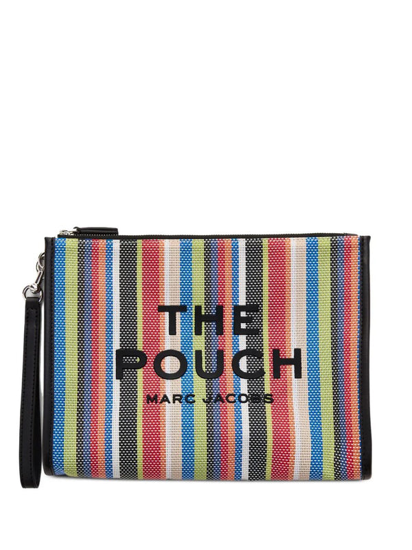 The Stripe Mesh Large Pouch