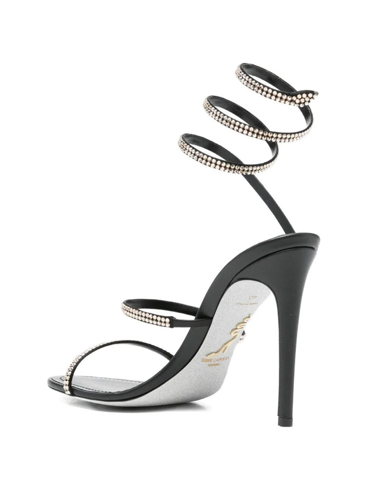 Rene Caovilla Sandals - Black | 02571ecaf57cb5dfb76b2c1acfc0e914f00ac845