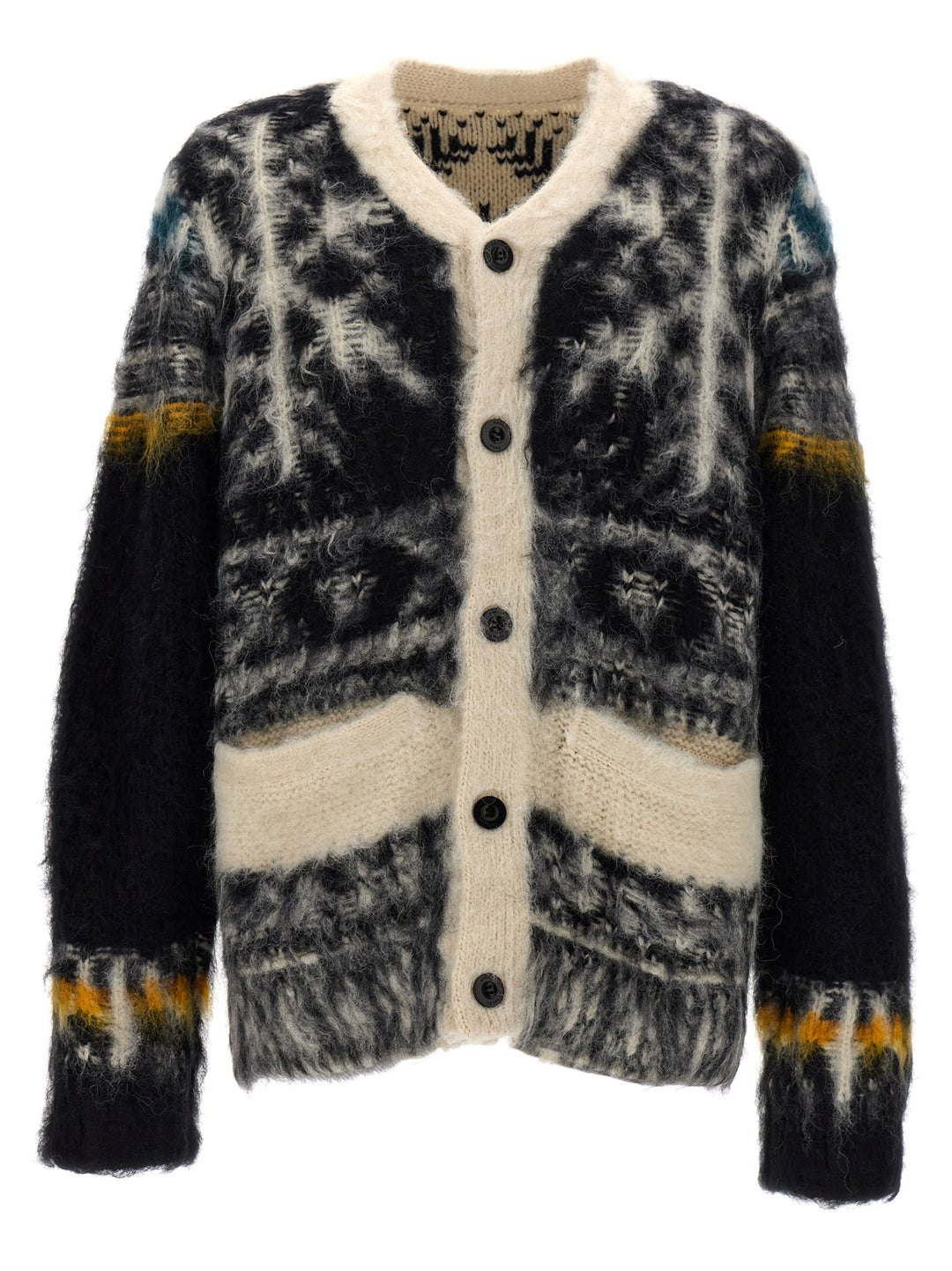 Patterned Sweater Sweater, Cardigans Multicolor