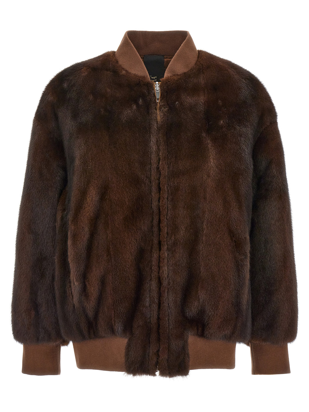 Visone-Nylon Diamond Fur Brown