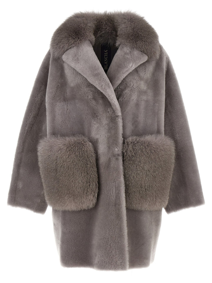 Merino Straight-Volpe Shadow Fur Gray