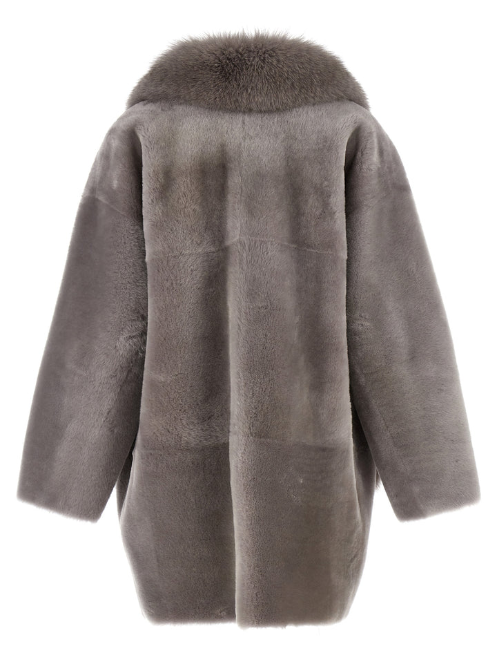 Merino Straight-Volpe Shadow Fur Gray