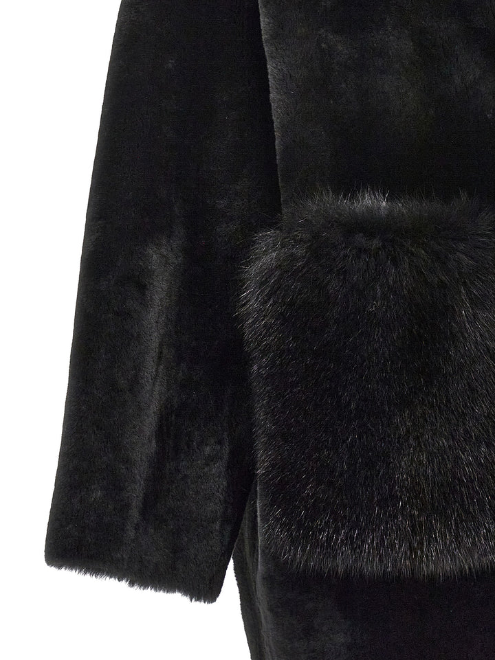 Merino Straight-Volpe Shadow Fur Black