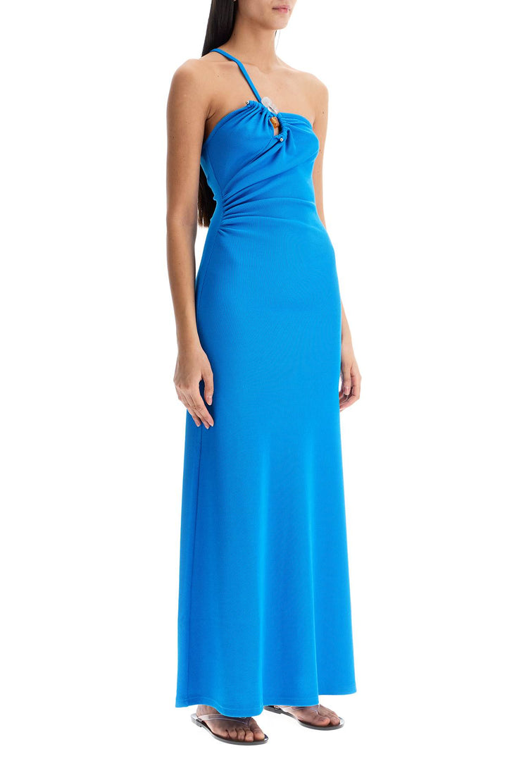 One Shoulder Maxi Dress With