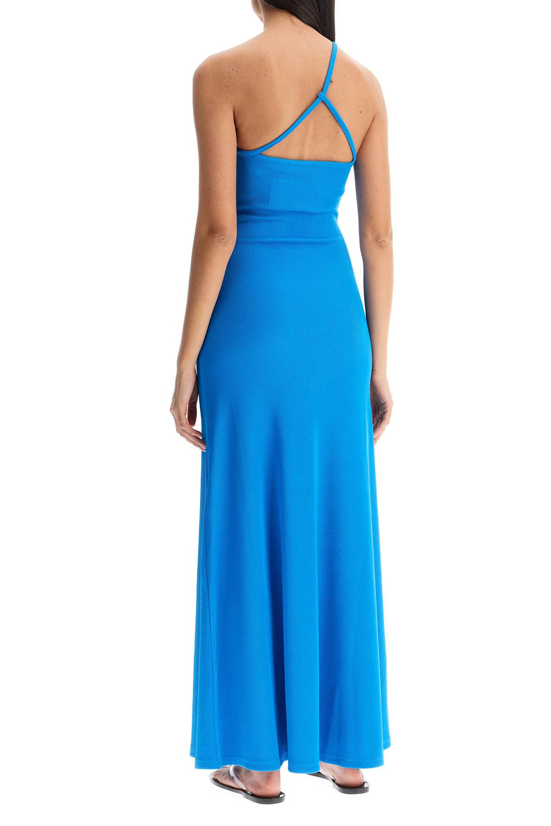 One Shoulder Maxi Dress With