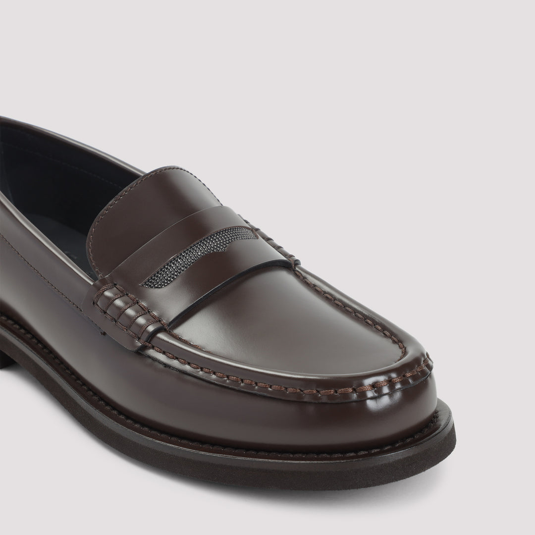 Brunello Cucinelli Loafers - Brown | 02d541b77f456624d27b94a122380de203219efe