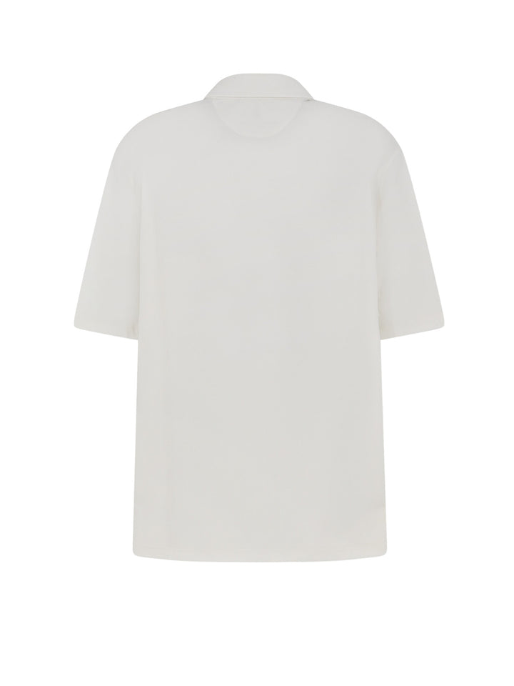 Brunello Cucinelli T-shirts and Polos - Biancogrigio | 841c66775de3b31e075a53c8d2bd2d89ad5b44e0