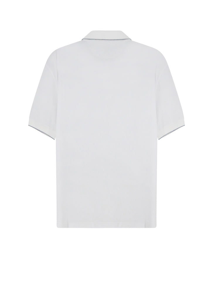 Brunello Cucinelli T-shirts and Polos - BIANCOACCIAIO | 754ad61e60418c443b7a46ba24fe83ddd8e02b78