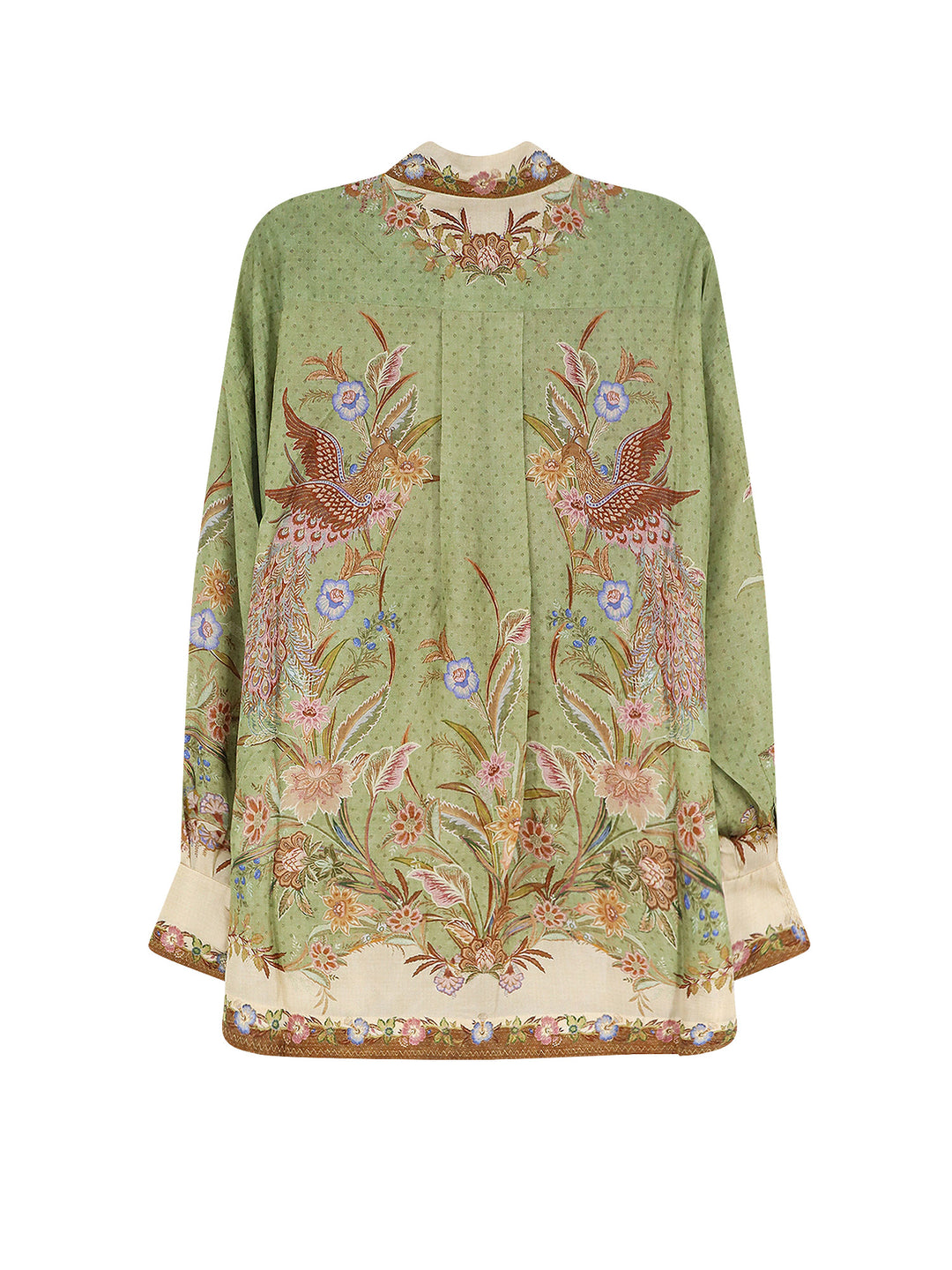 Zimmermann Shirts - Khaki Floral | d4076c24307b45cb2360aadf9d47ca7f615e5187