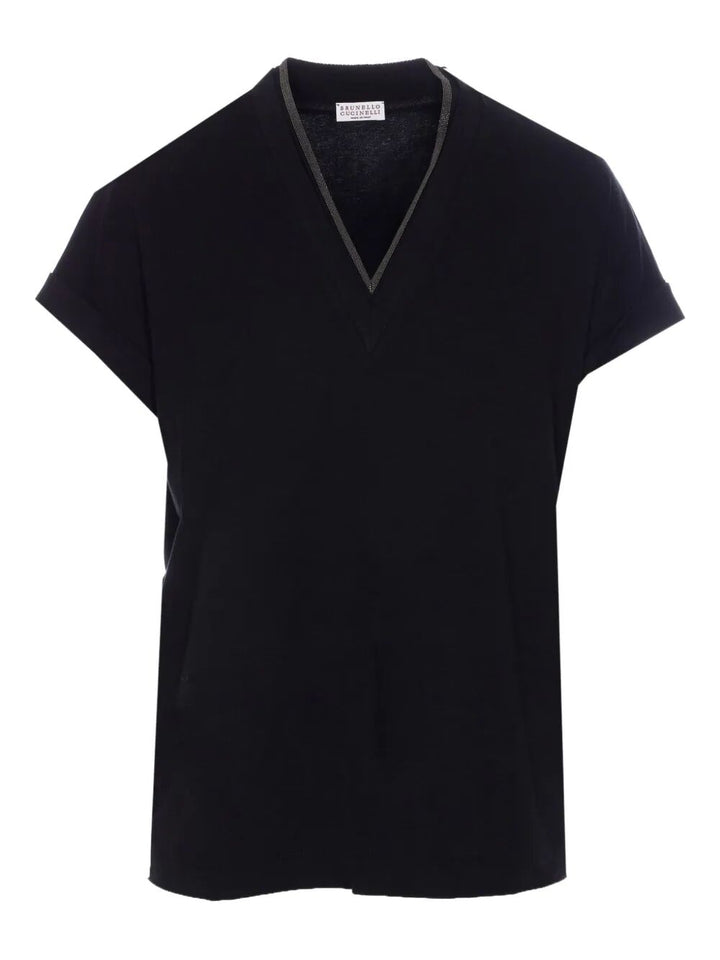 Brunello Cucinelli T-shirts - Black | e9a1e03082682950c2a19a4420170d98a2183414