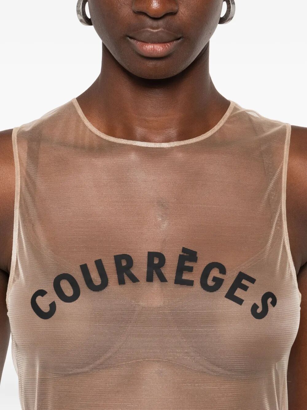 Courreges Tops - Nude & Neutrals | 36fc5c5286be3c51a5ac2614c91fc1aa43a78f1f