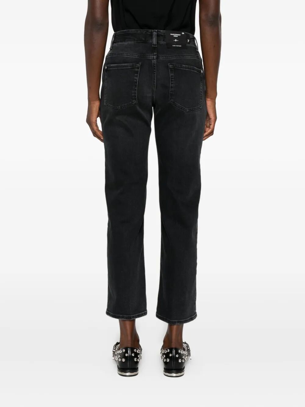 7 For All Mankind Tapered - Black | e42ba77237db01e0cc42c3a9bbefff25c555ec3f