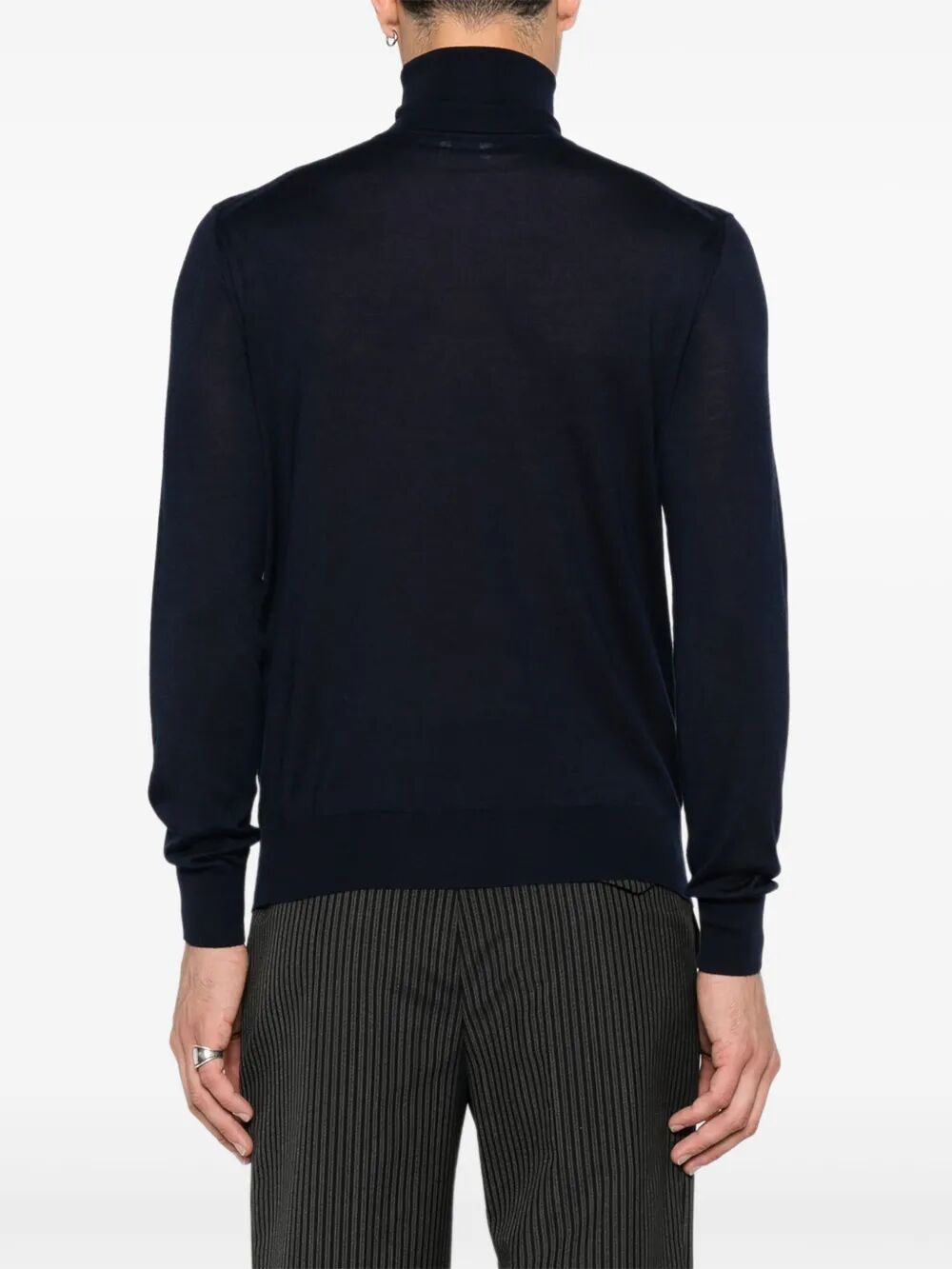 Saint Laurent Paris Turtle neck - Blue | 1a468e5b9a83e5d0df34597064d755427cca397d