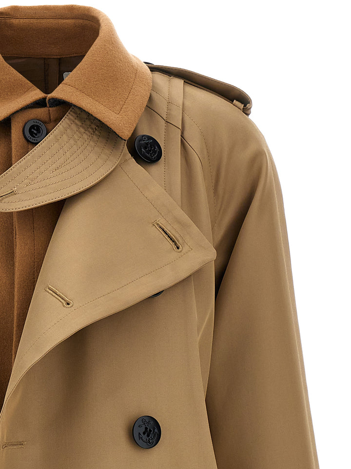 Melton Coats, Trench Coats Brown