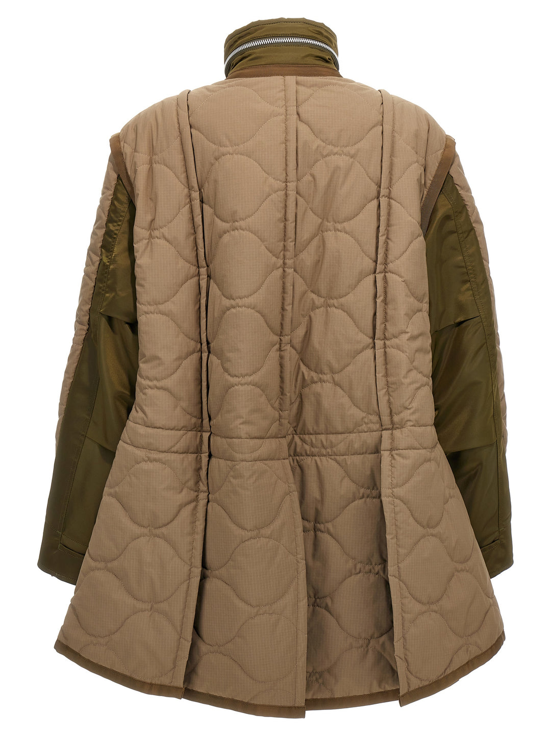 Quilted Jacket Casual Jackets, Parka Beige