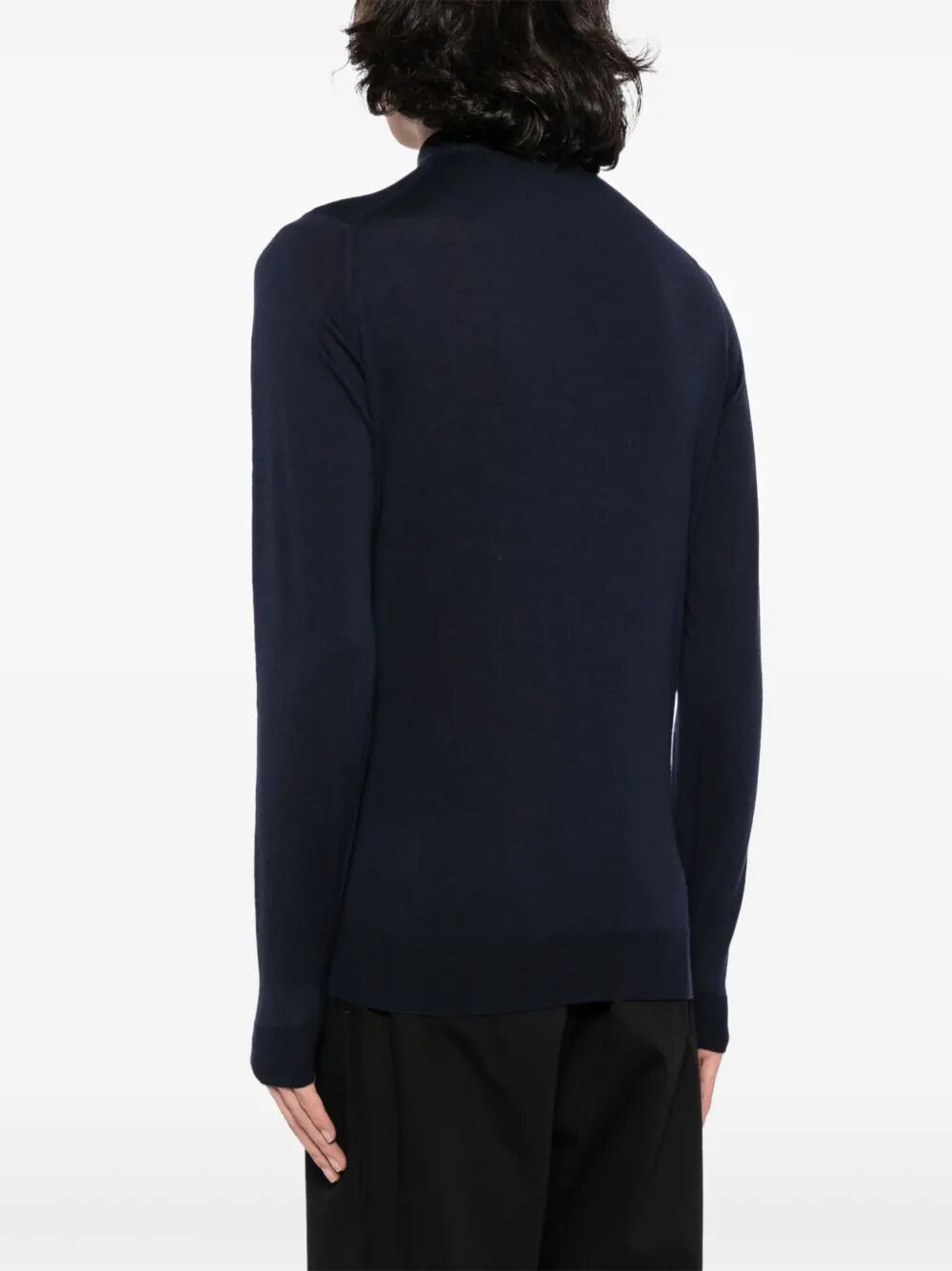 John Smedley Turtle neck - Blue | 01ece5e3aef55dfbfa8b2d3fb57c0c9511ed2794