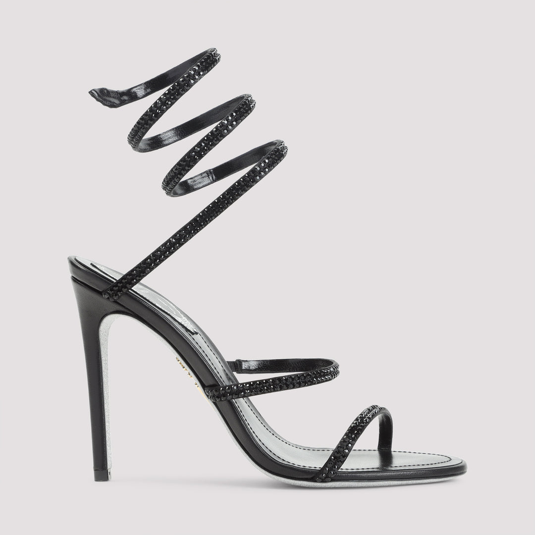 Rene` Caovilla Sandals - Black | 53ebdd4d282075d5f520dc84329357d6f3a2b723