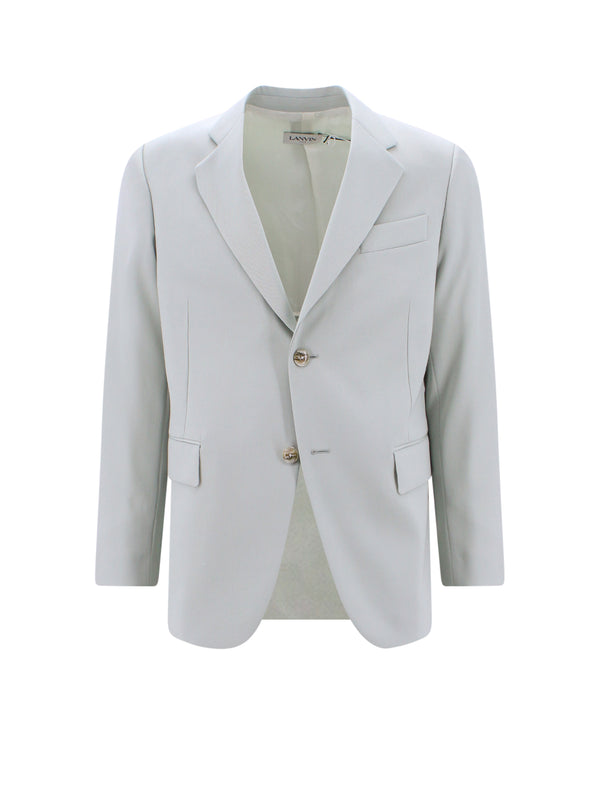 Single-Breasted Wool Blazer