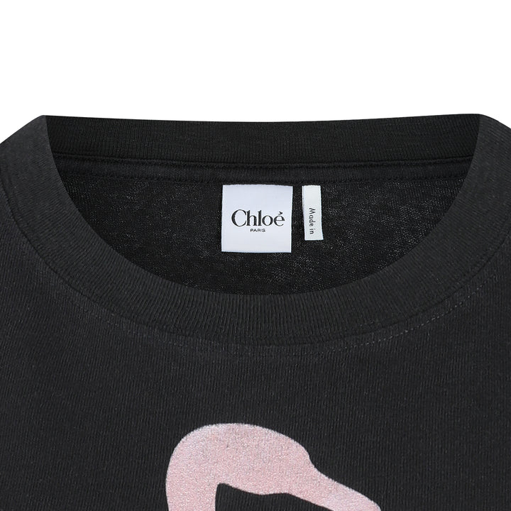 Chloè T-shirts and Polos - ASH BLACK | 555edd8cefe2ab8e424e3d82fa4d30c1796c3308
