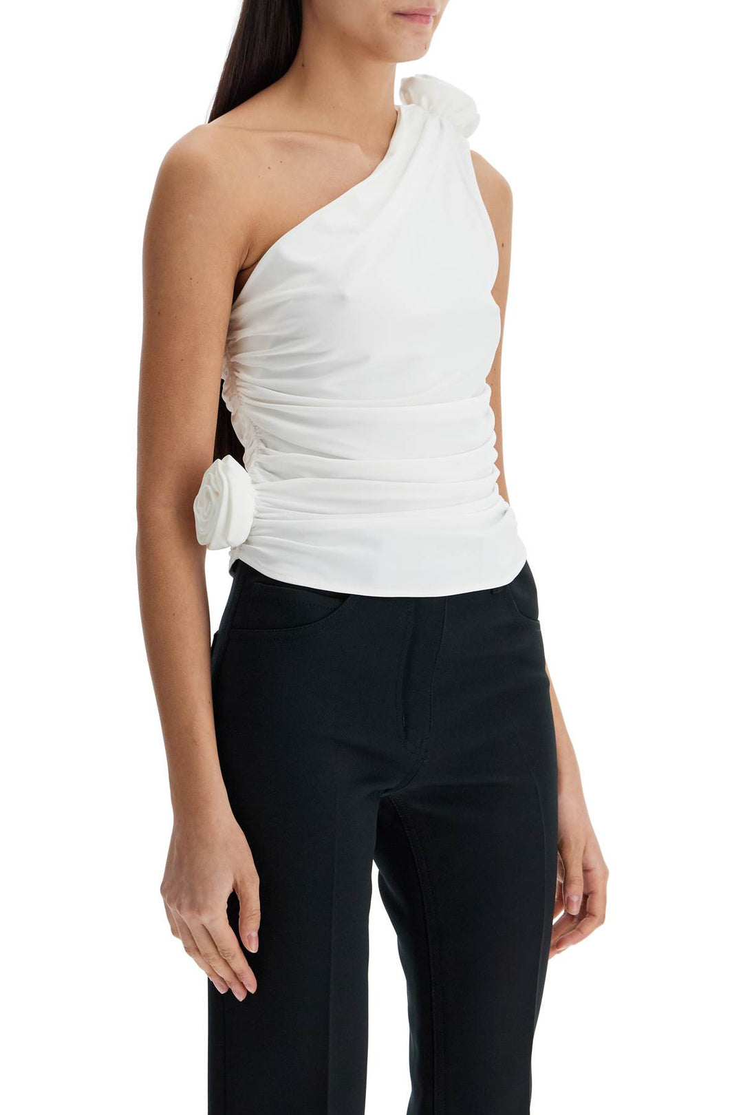 One Shoulder Jersey Top