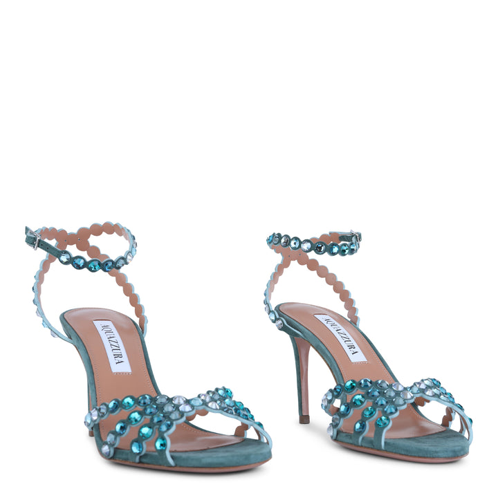 Aquazzura Sandals - LIGHT TEAL | 7e9eac53ab2bfbcde6f1d3bb43e4de4260813e07