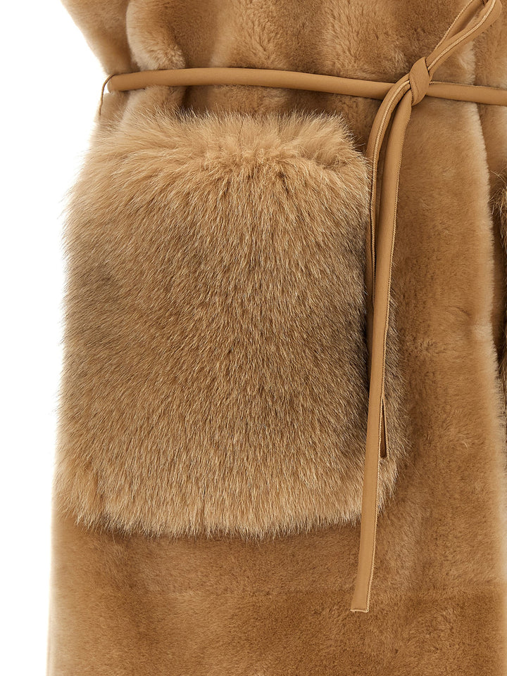 Merino Straight-Volpe Shadow Fur Beige