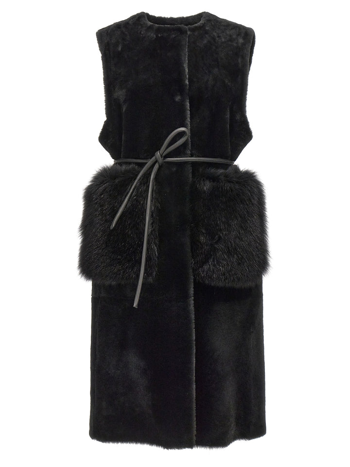 Merino Straight-Volpe Shadow Fur Black