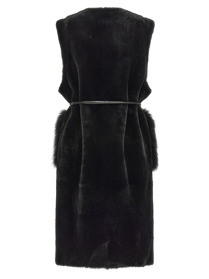 Merino Straight-Volpe Shadow Fur Black