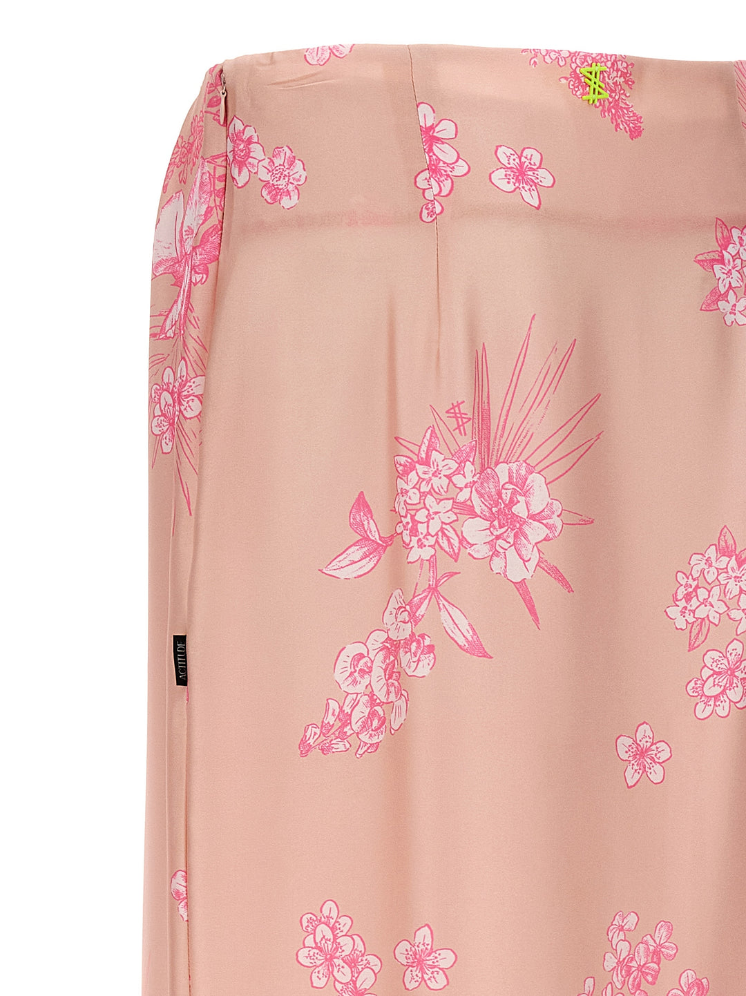 Floral Print Skirt Skirts Pink