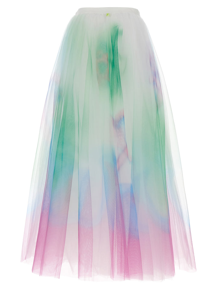 Multicolor Tulle Skirt Skirts Multicolor