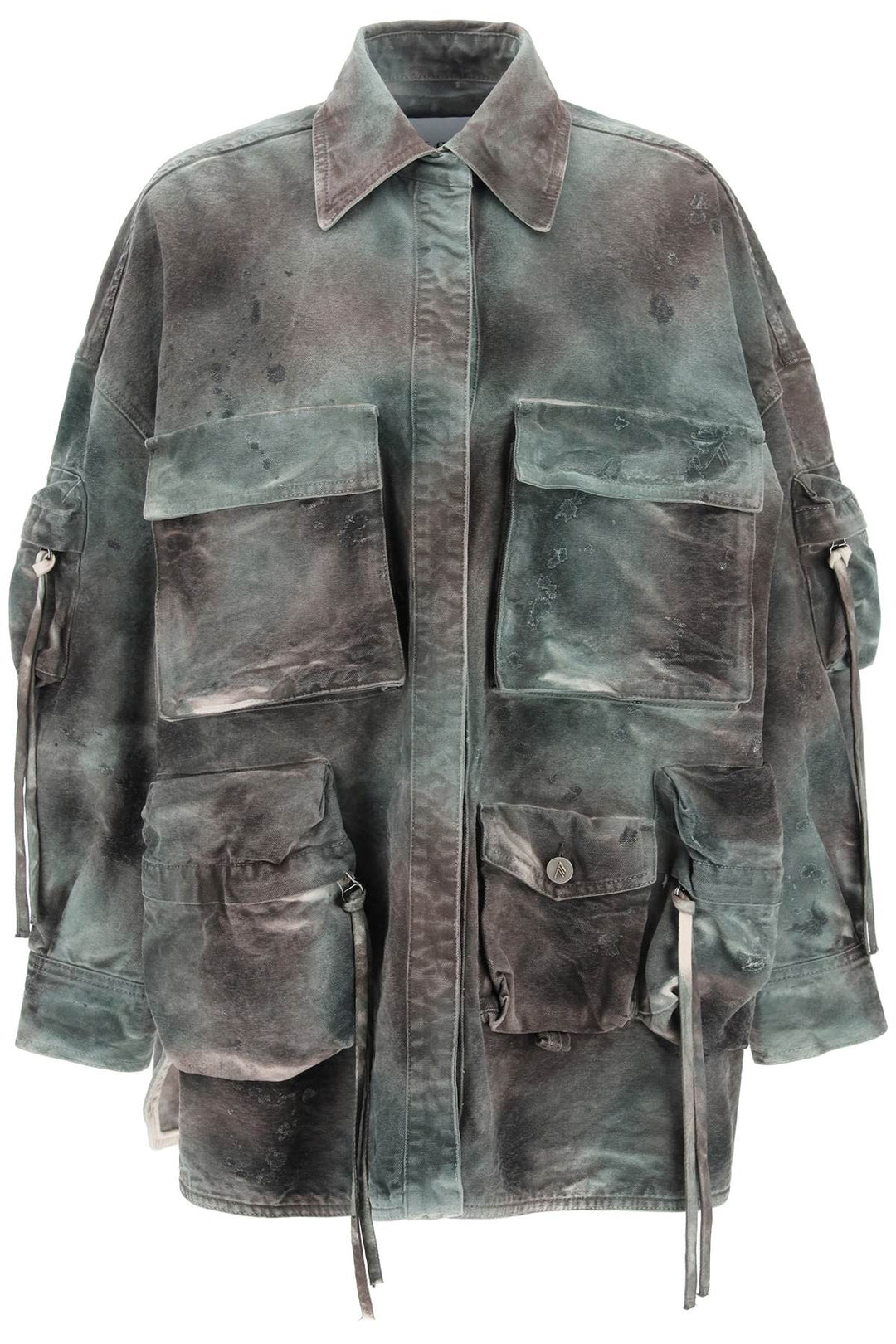 Fern Camouflage Cargo Overshirt