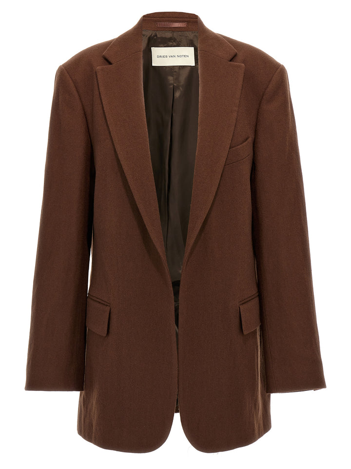 Blur Blazer And Suits Brown