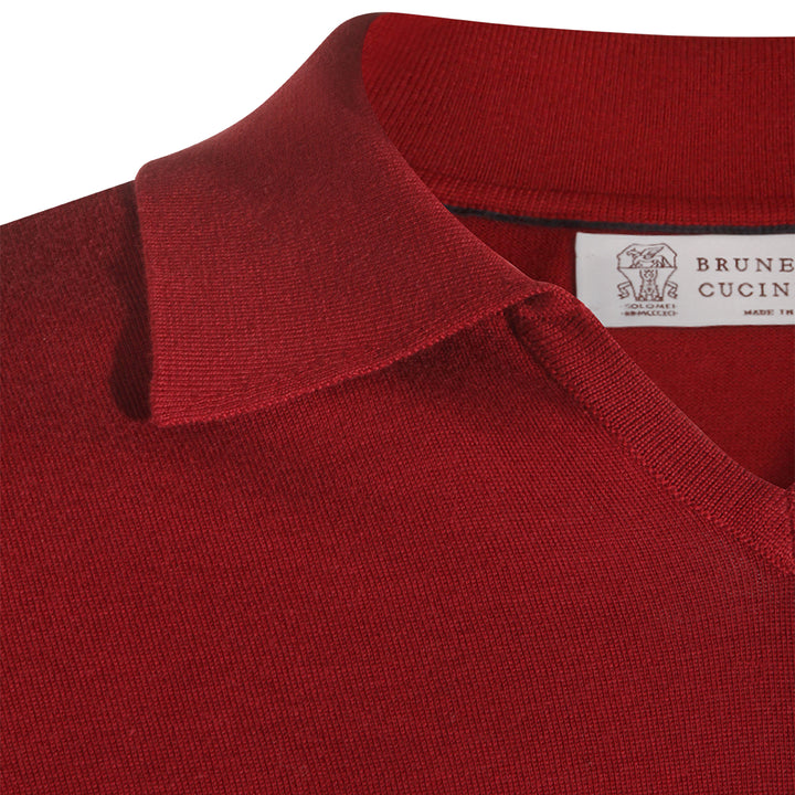 Brunello Cucinelli T-shirts and Polos - CHERRY | d0cf6edb0c880fd83f32153f729681a589df2302