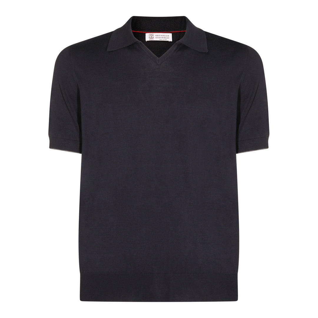 Brunello Cucinelli T-shirts and Polos - NAVY | 9246c900ef840fc336abb4a40a653b61e73ef7ce