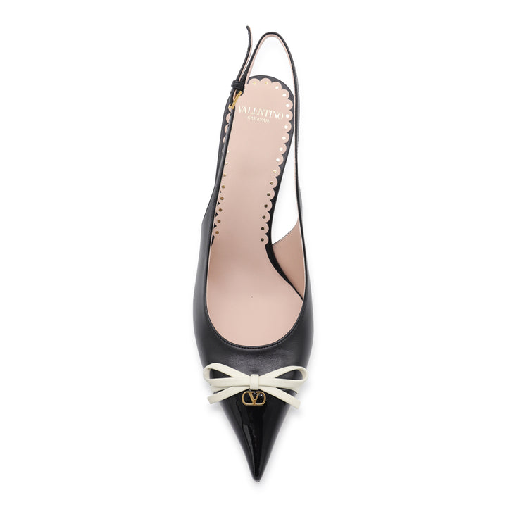 Valentino Garavani With Heel - NERO/IVORY | cfcbc3f39dbc00e12f4cf7c63dfc5fc15a63df89